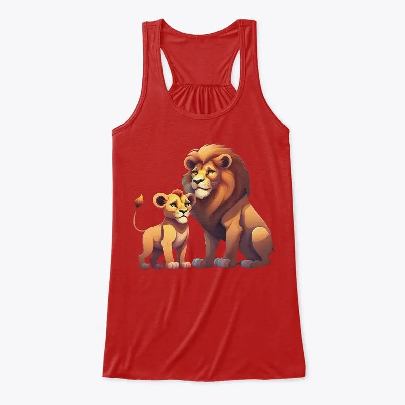 Unisex Apparel - King Lion and cub