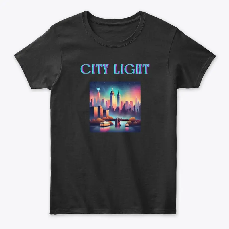 Unisex Apparel - City Light Text & Image