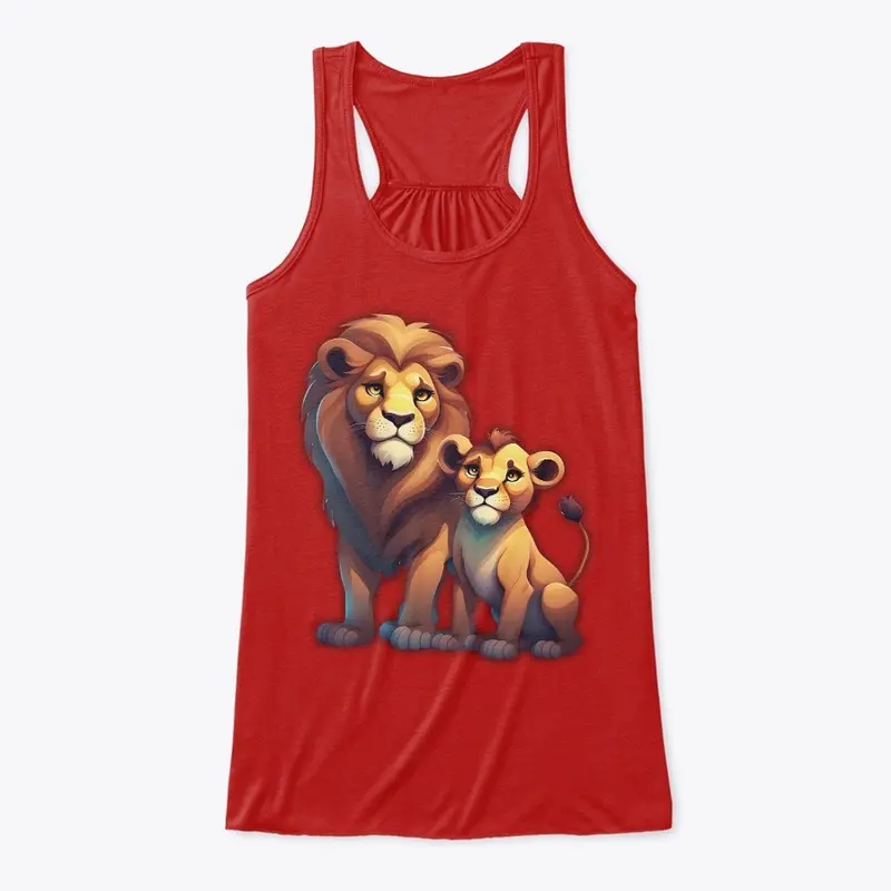 Unisex Apparel - King Lion and cub