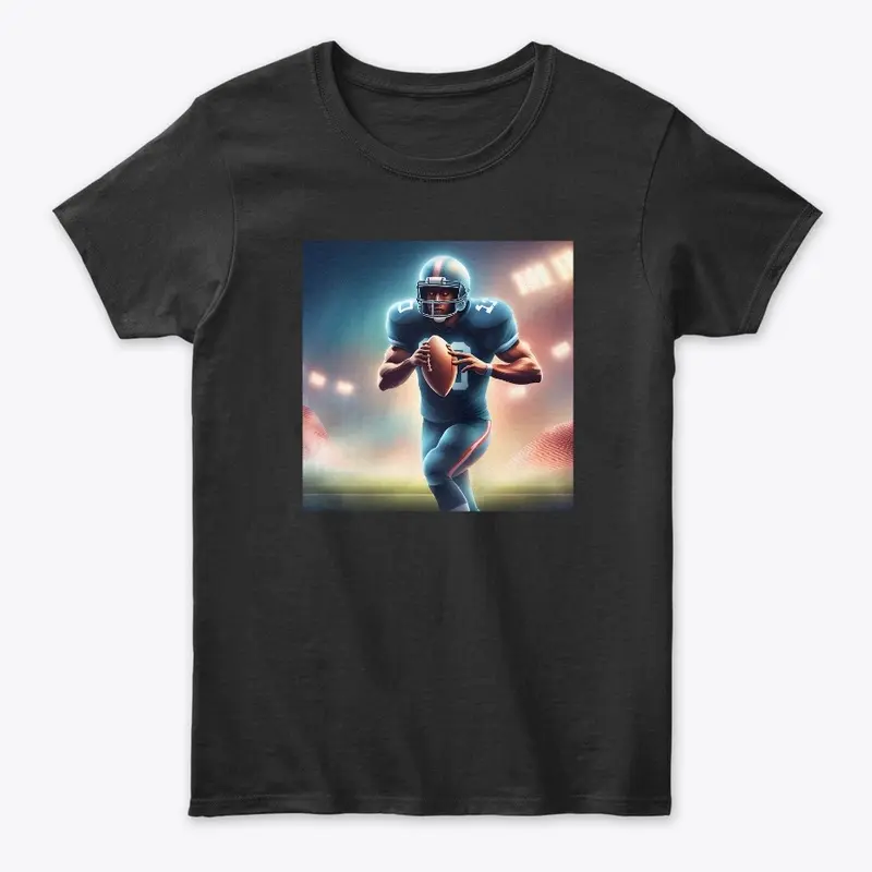 Unisex Apparel - Male Football Player