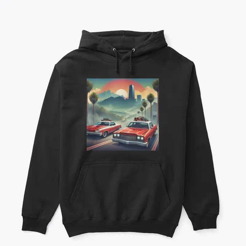 Unisex Apparel - Vintage Car Scenic View