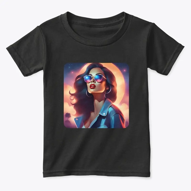 Unisex Apparel - Beautiful lady of USA