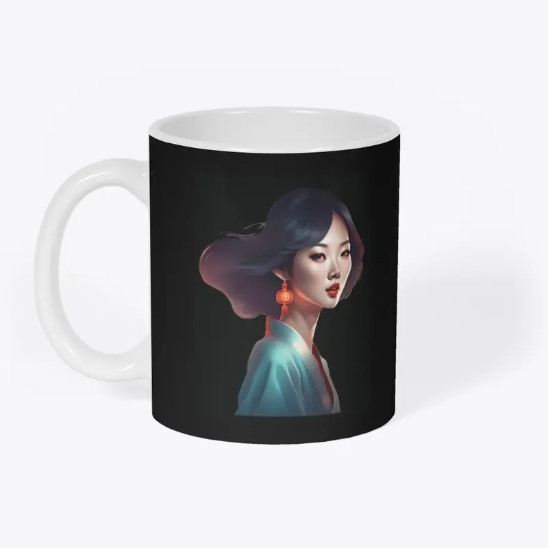 Unisex Apparel - Beautiful Chinese Girl