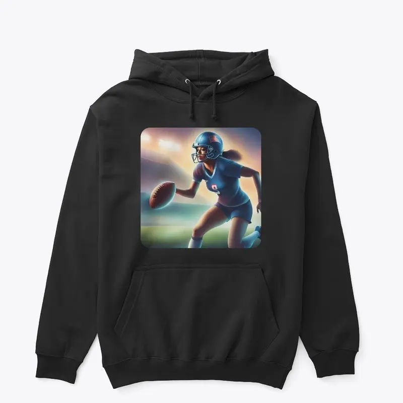 Unisex Apparel - Female Football Player